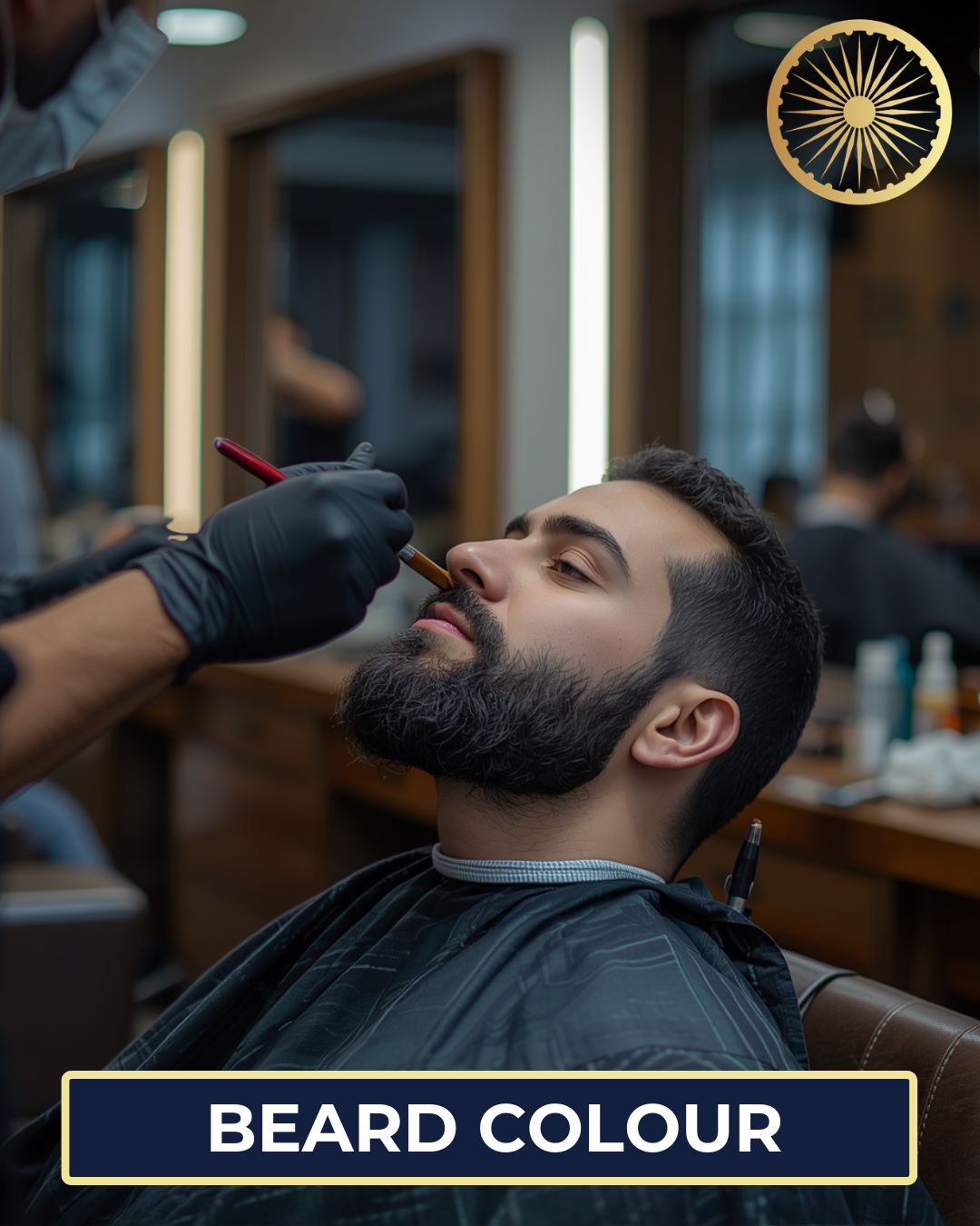 Beard Colour at Dandies Family Salon